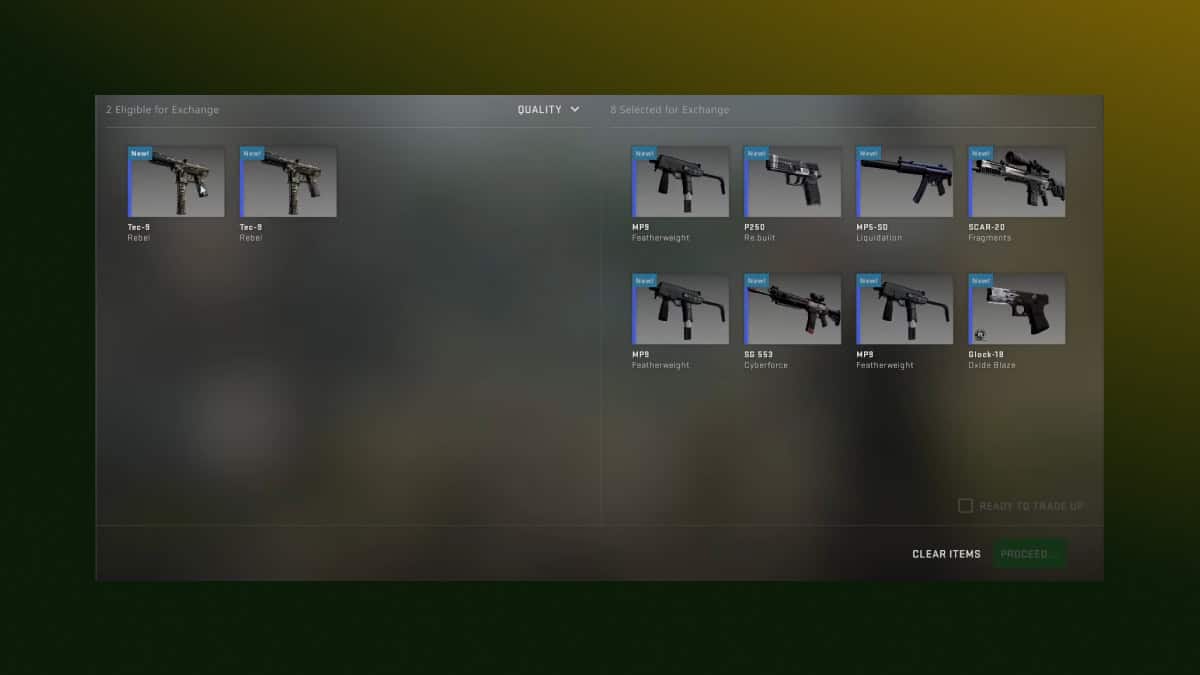 skins tradeups